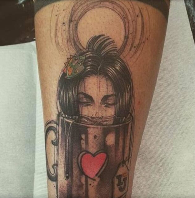 uma foto da tatuagem