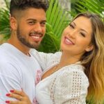 Zé Felipe cai em pegadinha após namorada revelar que ele será pai