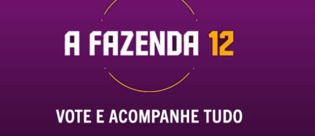 Uma foto do logotipo de A Fazenda 12 Uma foto do logotipo de A Fazenda 12