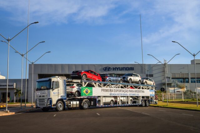 Hyundai inicia exportação para a Argentina de carros produzidos em Piracicaba Hyundai inicia exportação para a Argentina de carros produzidos em Piracicaba
