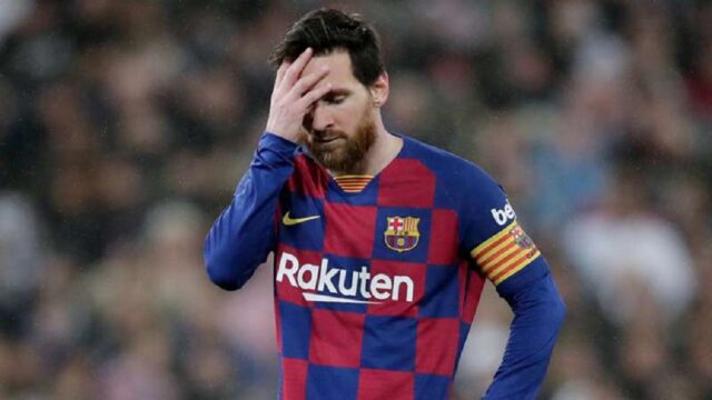 Uma foto do jogador Lionel Messi Uma foto do jogador Lionel Messi
