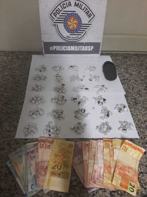 Em Piracicaba, PM prende três indivíduos na rua com grande quantidade de drogas