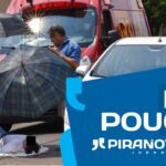 Jovem de 19 anos fica ferido em acidente envolvendo SUV e caminhão, em Piracicaba