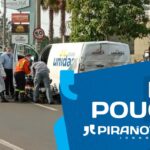 Grave acidente de trânsito com três veículos é registrado em avenida de Piracicaba