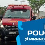 Acidente de moto com mulher de 36 anos causa congestionamento em avenida de Piracicaba