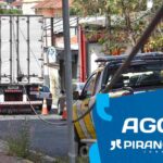 Caminhão arranca fios e interdita rua do centro de Piracicaba