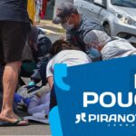 Acidente entre carro e moto deixa uma vítima no bairro da Vila Rezende, em Piracicaba