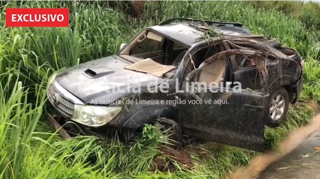Em Iracemápolis (SP): duas crianças ficam feridas após carro capotar