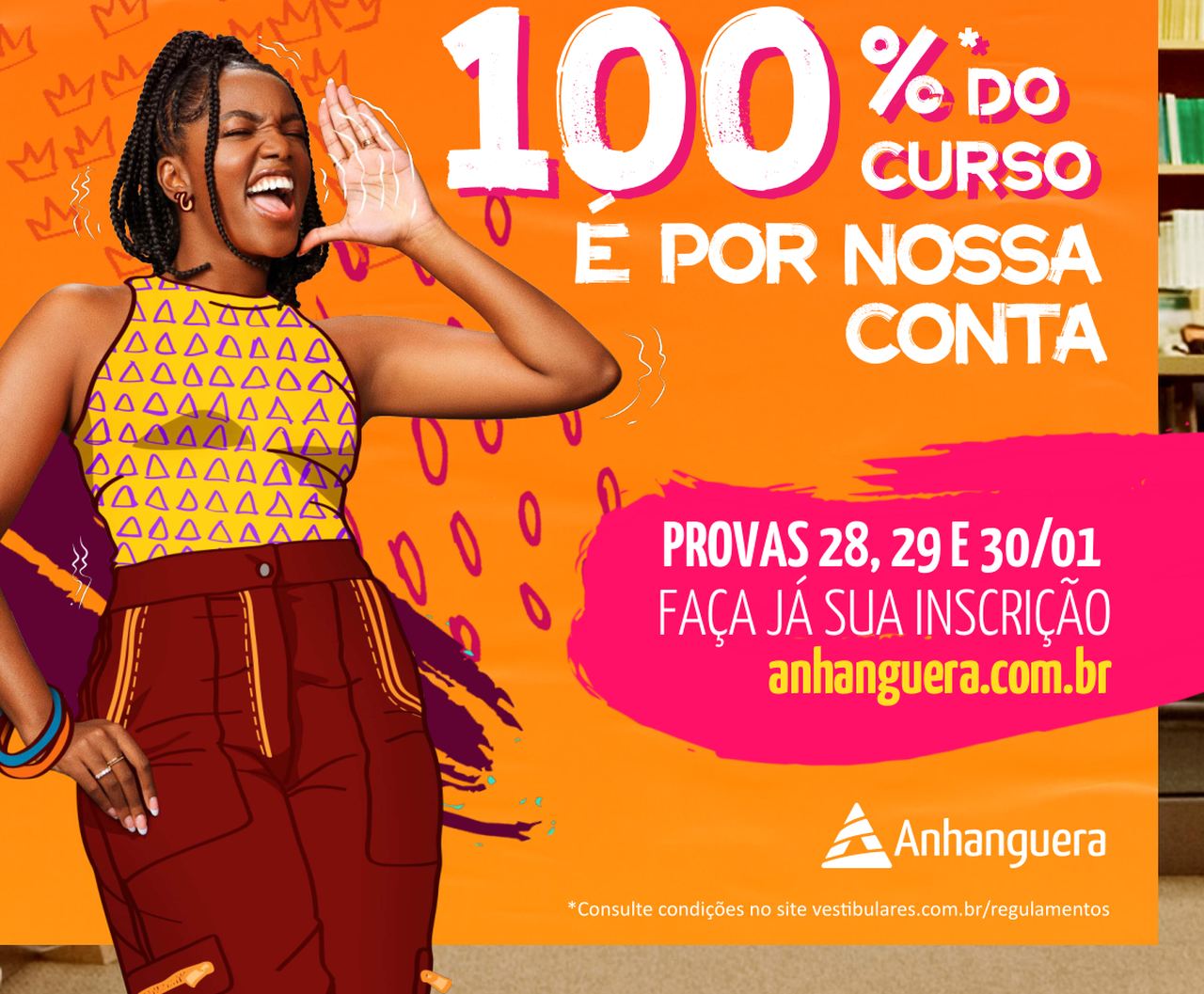 Faculdade Anhanguera de Piracicaba abre concurso de bolsa de estudo 100%