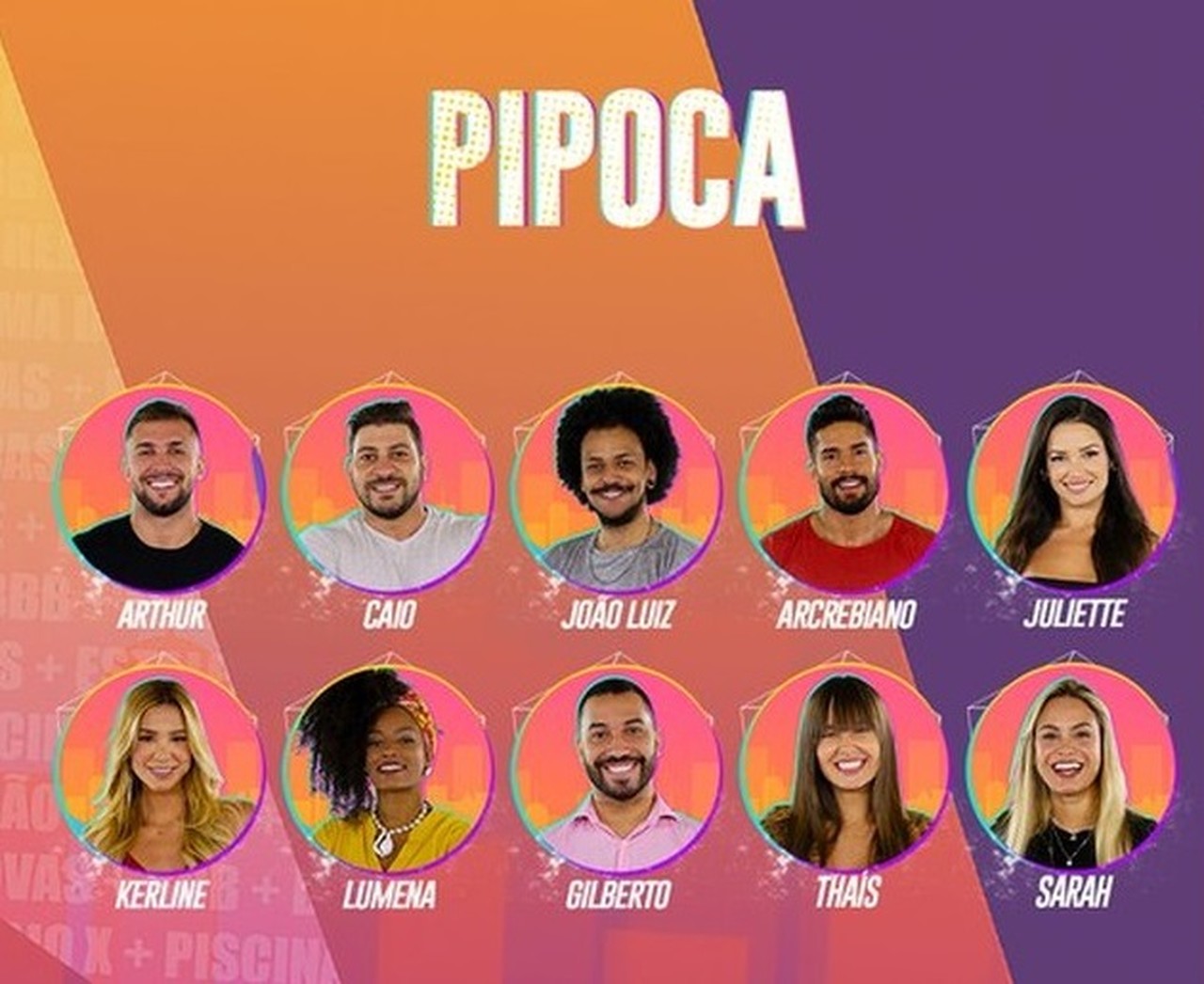 Enquete BBB: quais participantes vão ganhar imunidade do Grupo Pipoca?