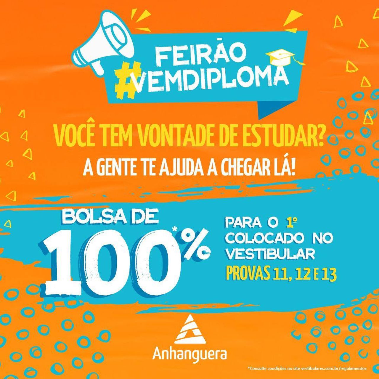 Faculdade Anhanguera de Piracicaba abre último concurso de bolsa de estudo 100%