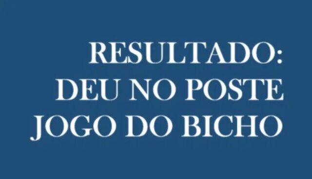 DEU NO POSTE: confira o resultado do Jogo do Bicho desta segunda-feira  02/10/23 – PIRANOT