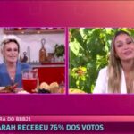 BBB21: Sarah pede desculpas por falas sobre a pandemia e declara torcida para Gil e Juliette