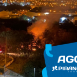 Piracicaba (SP): bombeiros combatem incêndio nesta noite (14)