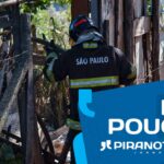 Piracicaba (SP): fogo em mato atinge e queima totalmente barraco