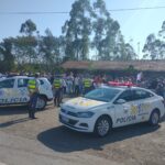 200 pessoas participam de protesto contra pedágio na pista que liga Piracicaba a Charqueada (SP)