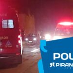 Micro-ondas sendo transportado em motocicleta gera acidente em Piracicaba (SP)