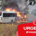Ônibus de viagem interdita rodovia de Campinas (SP) nesta tarde (08)