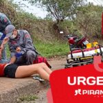 Piracicaba (SP): mulher cai de motocicleta em briga por fim de relacionamento