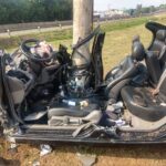 Bombeiros de Piracicaba (SP) resgatam jovem preso em carro após grave acidente com duas vítimas