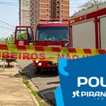 Casa de idosa pega fogo no centro de Piracicaba (SP)