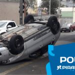 Homem fica ferido após capotar veículo no Centro de Piracicaba (SP)
