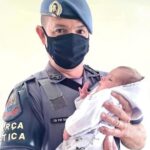 Recém-nascido é salvo de engasgamento por policiais militares em Piracicaba (SP)