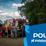 Jovem de 22 anos fica ferido após colidir moto contra carro em Piracicaba (SP)