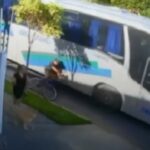 Câmeras de segurança registram momento em que ônibus atropela e mata ciclista em Piracicaba (SP)