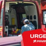 Criança é socorrida por bombeiros após colisão entre carros em Piracicaba (SP)