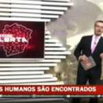 Apresentador do SBT desmaia ao vivo ao noticiar encontro de vários crânios humanos