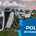 Caminhão tomba em rodovia de Piracicaba (SP); veja fotos