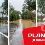Comportas são abertas e rio Piracicaba já está transbordando em alguns bairros