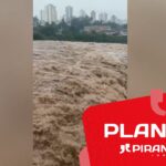 Em estado de emergência: veja vídeos do rio Piracicaba e bairros alagados