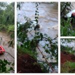 Carro cai em afluente do rio Piracicaba e bombeiros encontram um corpo