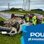 Mulher de 26 anos capota veículo em rodovia de Piracicaba (SP)