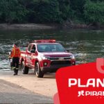 Bombeiros fazem buscas por homem que se afogou no Rio Piracicaba