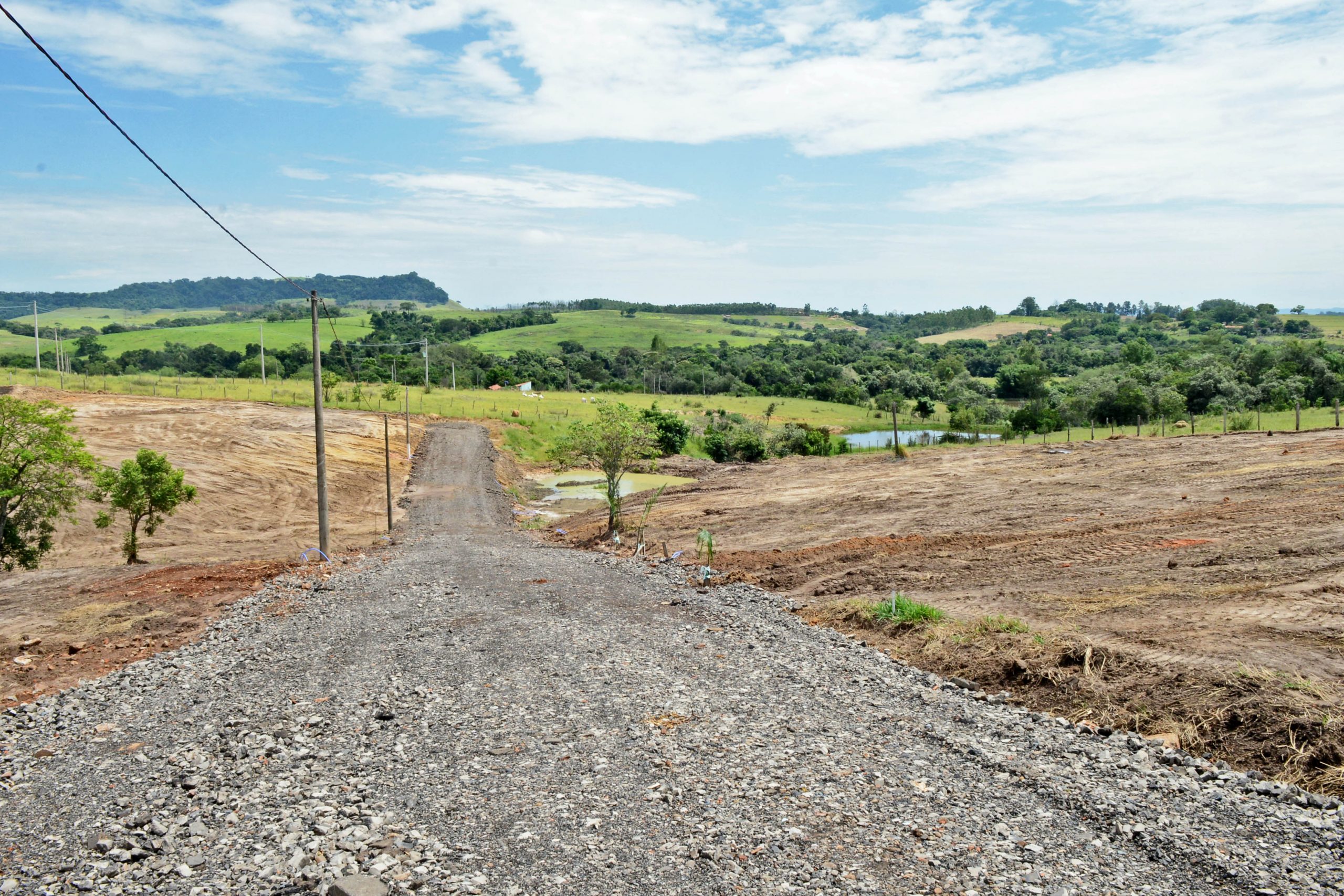 Loteamento irregular no bairro Água Bonita foi fiscalizado na última sexta-feira | Foto: Justino Lucente/CCS