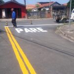 Prefeitura realiza reforço de sinalização horizontal em 13 ruas de Artemis em Piracicaba