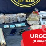 Homem é preso com R$ 200 mil, máquina de contar dinheiro e drogas na RMP