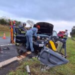 Mulher se assusta no volante e capota carro em Piracicaba (SP)