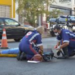 Em Piracicaba, acidente entre moto e carro deixa mulher ferida nesta manhã (22)