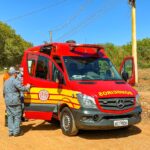 Idoso é socorrido após capotar veículo em estrada de Piracicaba (SP)
