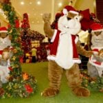 Em Piracicaba esquilo mascote do Natal de centro comercial fará encontro com crianças
