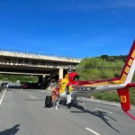 Adolescente tem perna amputada após grave acidente em rodovia