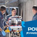 Homem é socorrido em Piracicaba (SP) após cair de andaime
