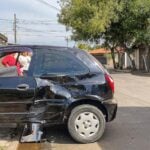 Acidente entre carro e moto deixa motociclista ferido em Piracicaba (SP)
