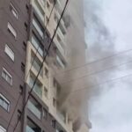 Incêndio atinge apartamento na tarde de hoje (13) no Centro de Piracicaba