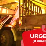 Caminhão sem freio invade casa com idosos em avenida de Piracicaba