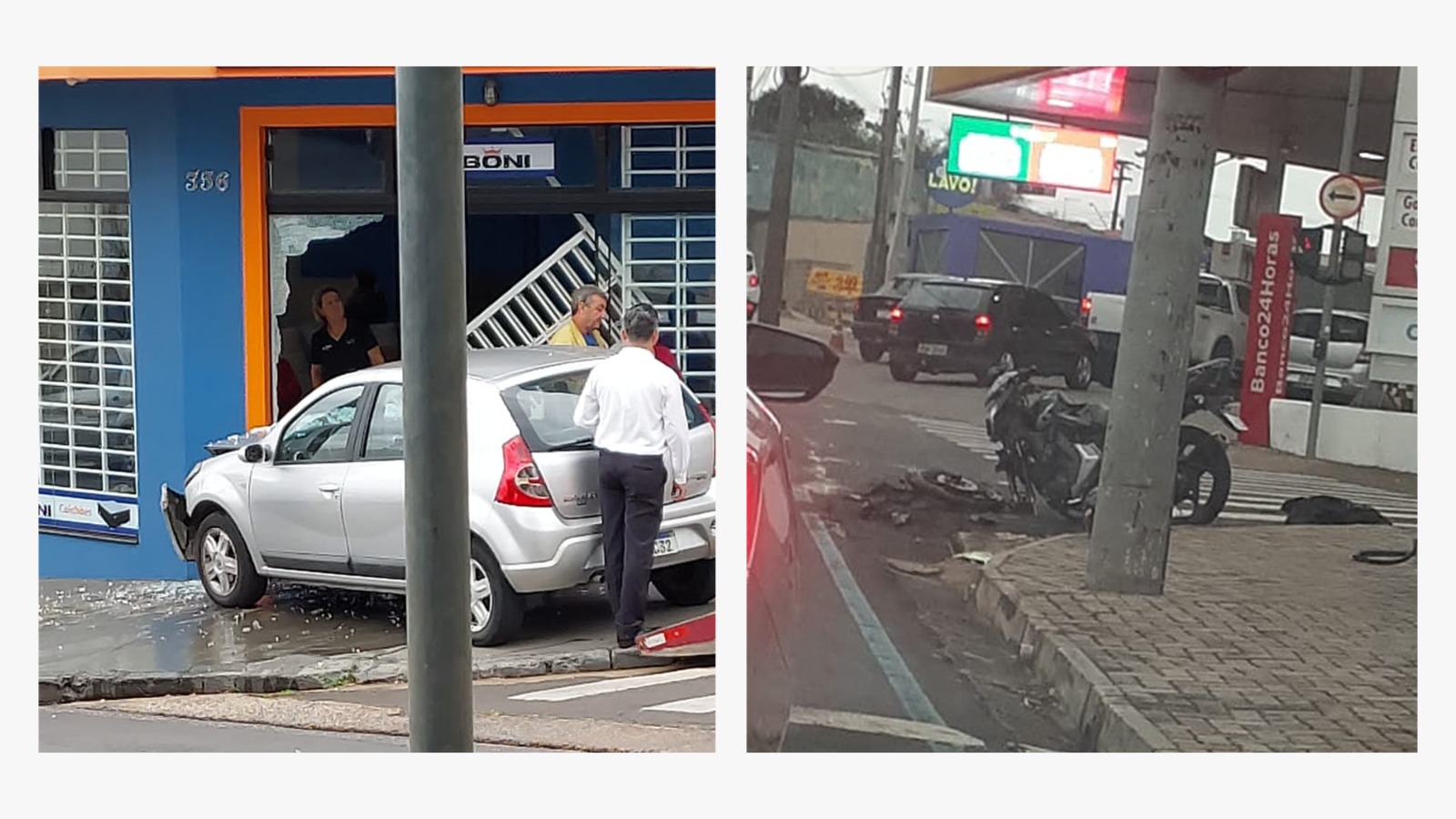 Piracicaba registra dois acidentes em avenidas importantes